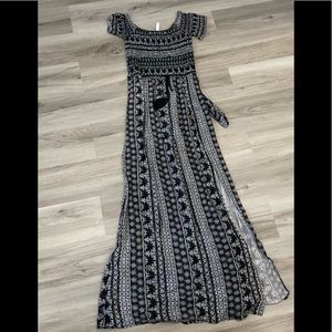 Black and white maxi dress from Target